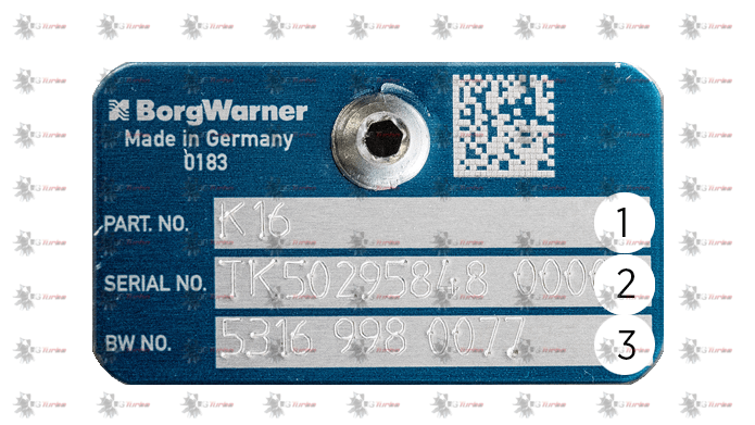 Indentification Turbo BORGWARNER